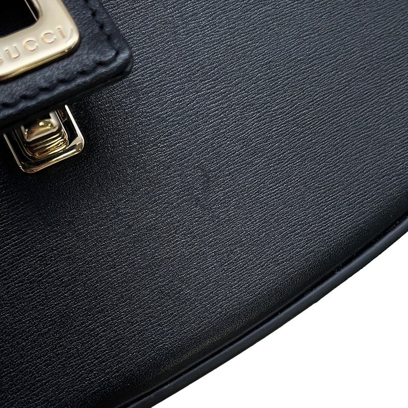 グッチ ショルダーバッグ ムーンサイド ミニ カーフレザー 786015 GUCCI バッグ 黒