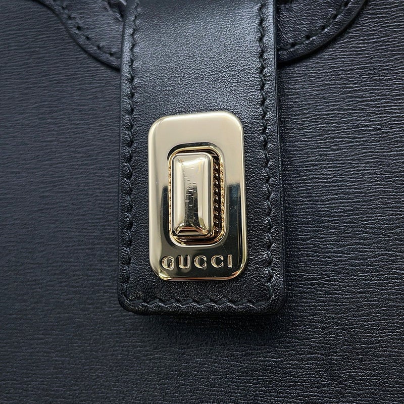 グッチ ショルダーバッグ ムーンサイド ミニ カーフレザー 786015 GUCCI バッグ 黒