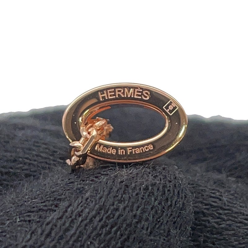 エルメス ネックレス ミニ・ポップアッシュ ホワイト/ピンクゴールド金具 HERMES アクセサリー 白