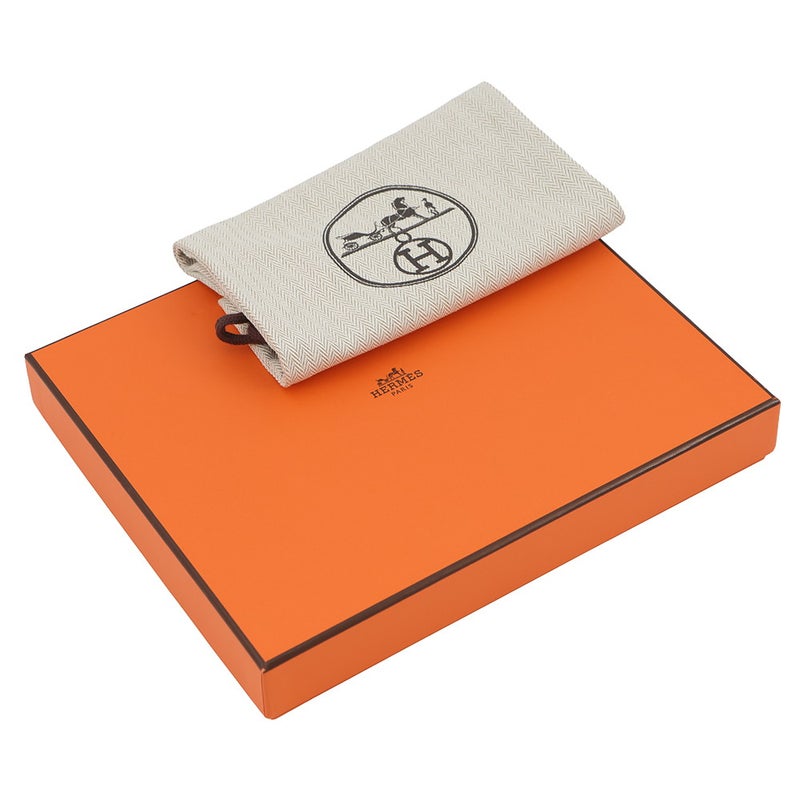 エルメス バッグチャーム ロデオPM ロベオ ロック ブラック/シルバー金具 ラムスキン/リザード K刻印 黒