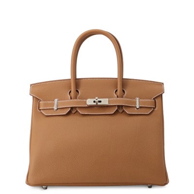 Hermès Birkin 30 Gold Togo Palladium