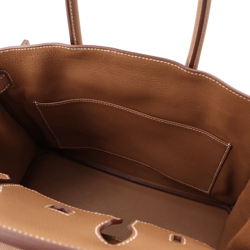エルメス バーキン30 ゴールド/シルバー金具 トゴ Z刻印 HERMES Birkin ハンドバッグ