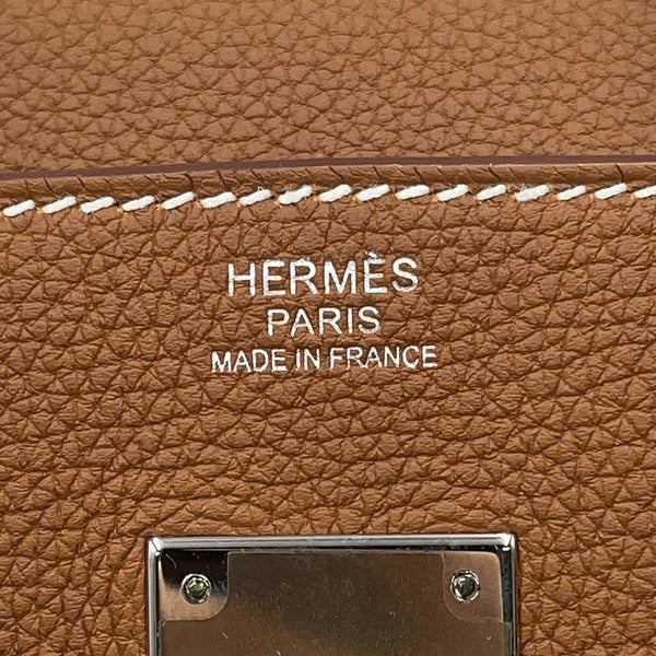 エルメス バーキン30 ゴールド/シルバー金具 トゴ Z刻印 HERMES Birkin ハンドバッグ