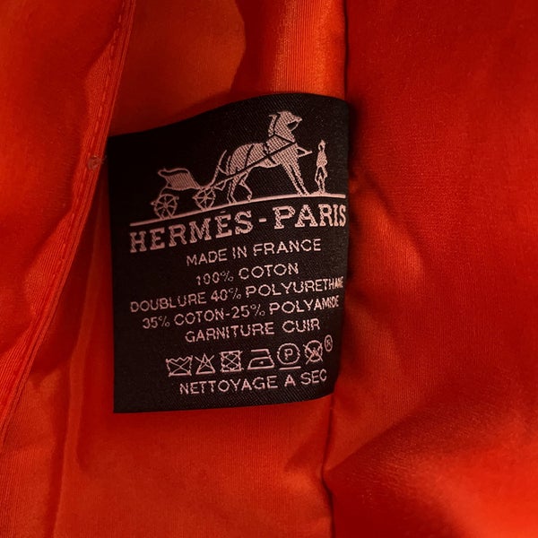 エルメス ポーチ ボリードポーチ ミニミニ ブラック/シルバー金具 コットン HERMES 小物入れ 黒
