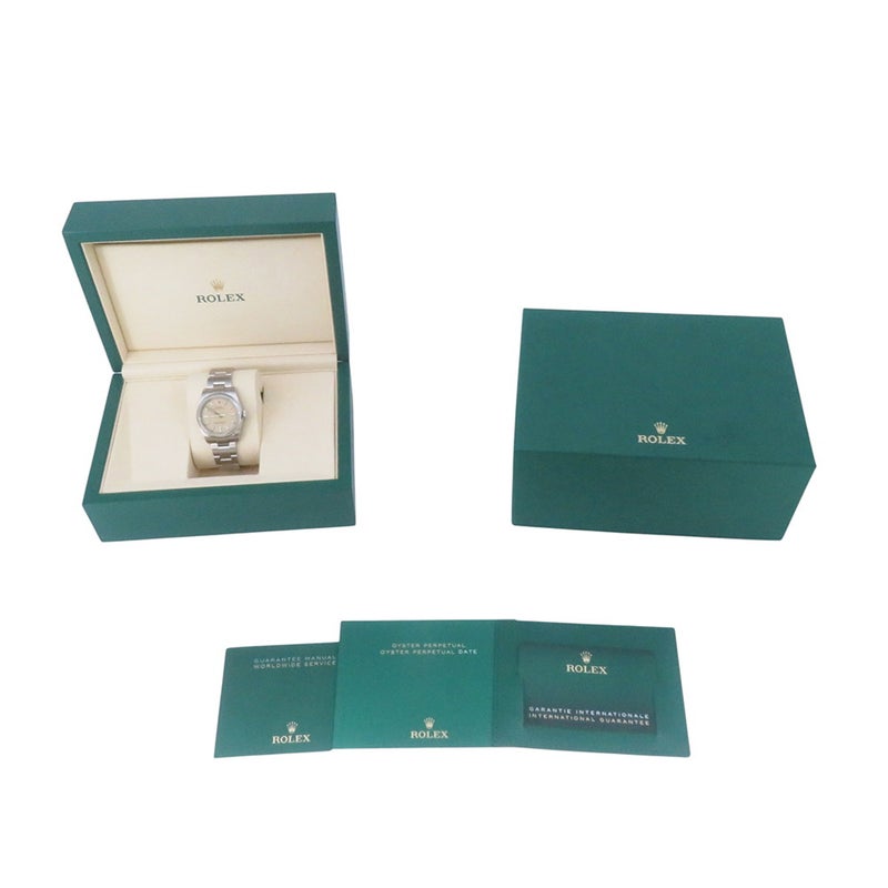ロレックス オイスターパーペチュアル34 ランダムシリアル ルーレット 124200 ROLEX 腕時計 ベージュ文字盤