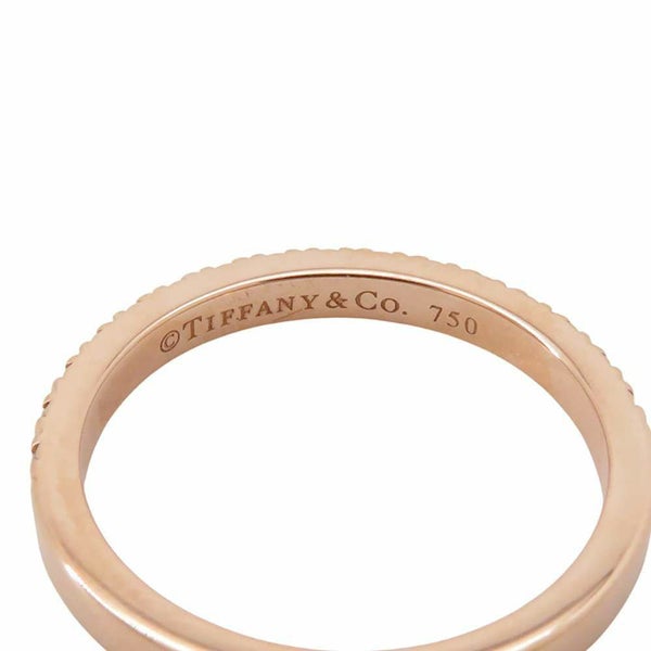 ティファニー リング ノヴォ ハーフエタニティ ダイヤ リング K18PGピンクゴールド リングサイズ約8号 Tiffany&Co. ジュエリー