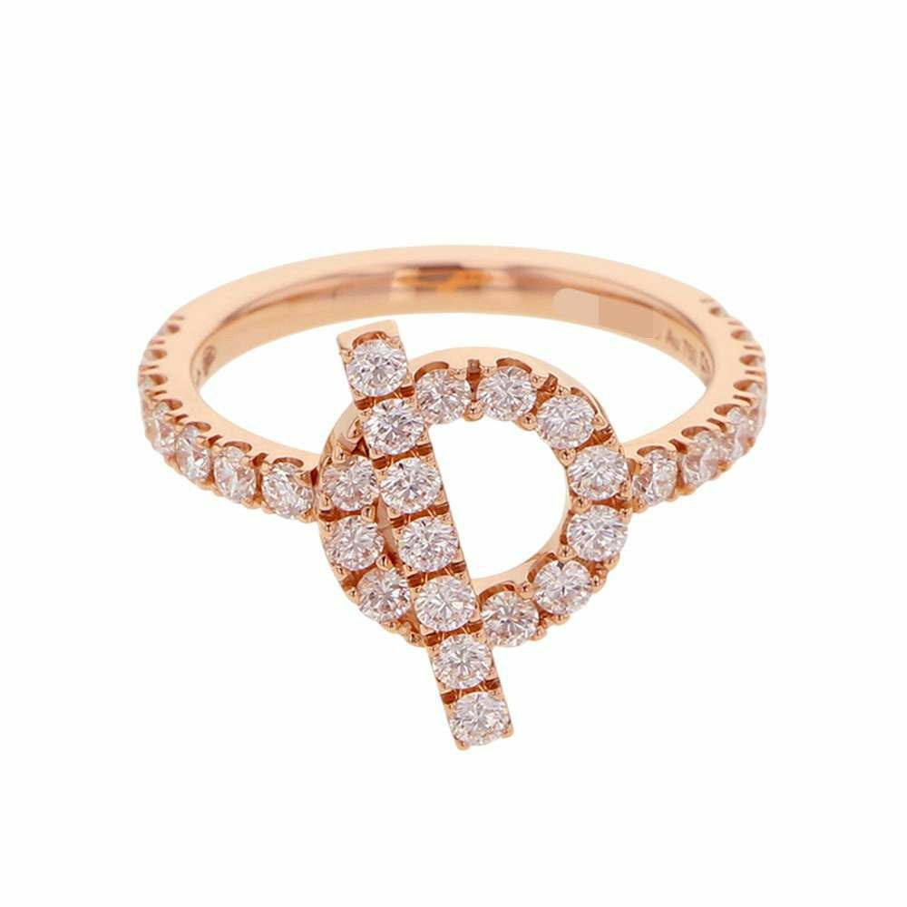 レディース エルメス リング フィネス ダイヤモンド 31P 計0.83ct 
