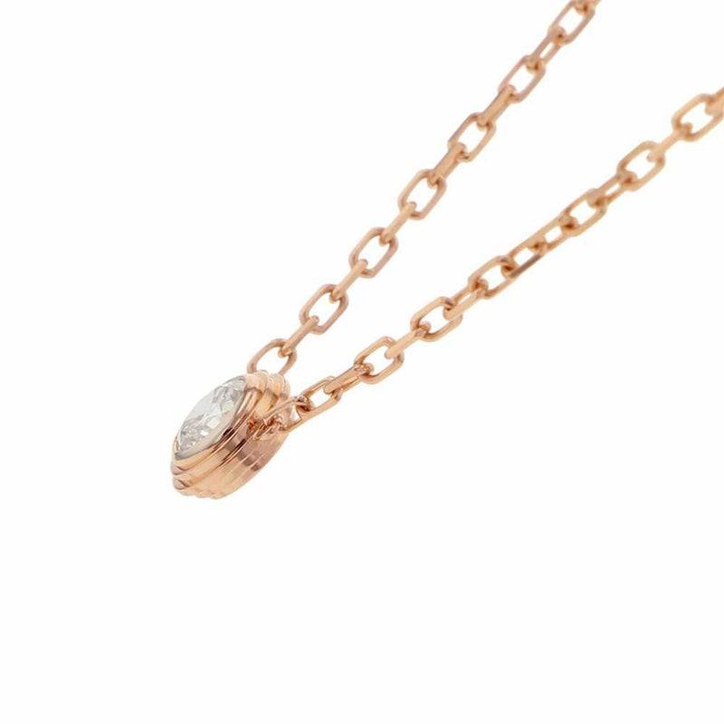 カルティエ ネックレス ダムール ネックレス ラージモデル ダイヤモンド 1P 計0.18ct K18PG Cartier ジュエリー