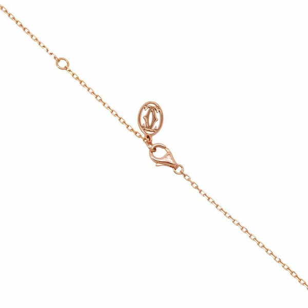 カルティエ ネックレス ダムール ネックレス ラージモデル ダイヤモンド 1P 計0.18ct K18PG Cartier ジュエリー
