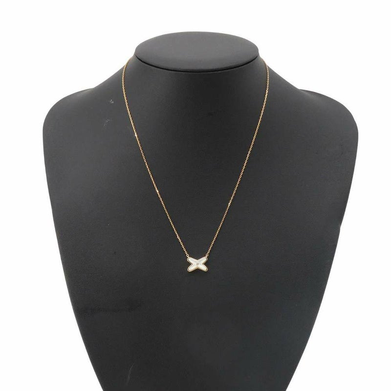 ショーメ ネックレス ジュ ドゥ リアン ペンダント マザーオブパール ダイヤ1P 0.01ct K18PG 082930 CHAUMET ジュエリー