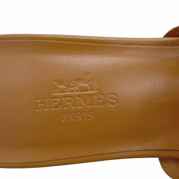 エルメス サンダル タンデム シェーヌダンクル レザー レディースサイズ36 HERMES 靴