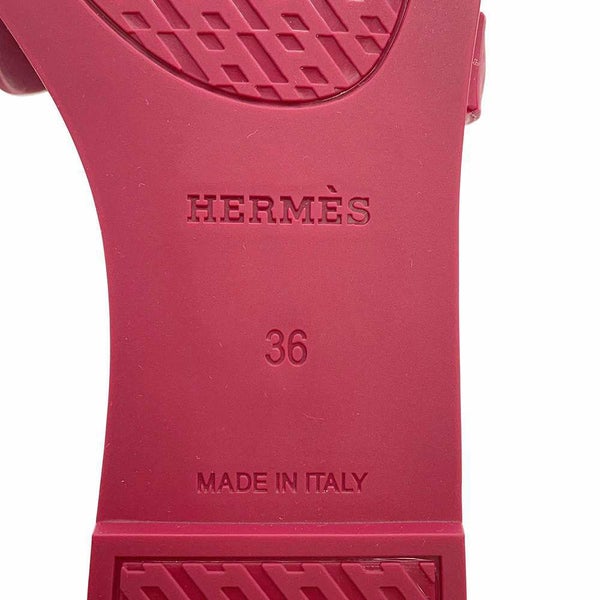エルメス サンダル シェーヌダンクル アロハ ラバー レディースサンダル36 HERMES 靴