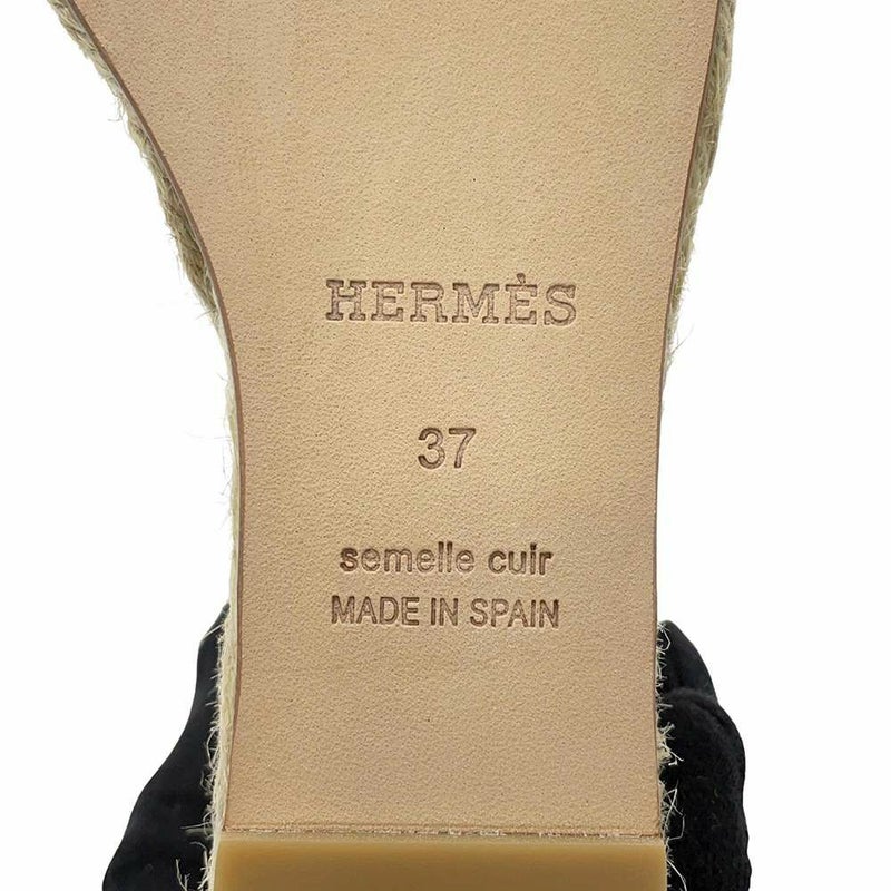 エルメス サンダル エスパドリーユ ティポリ レディースサイズ37 HERMES 靴