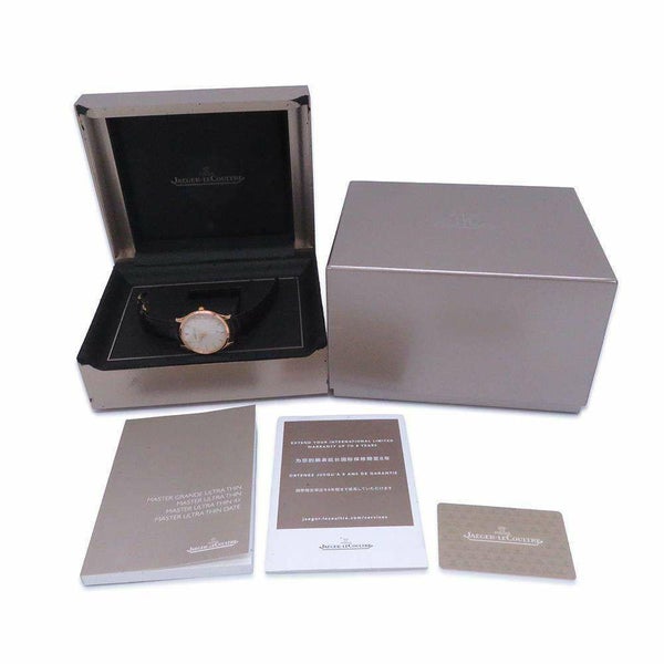 ジャガールクルト マスター ウルトラスリム デイト Q1282510 JAEGER-LECOULTRE 腕時計 アイボリー文字盤