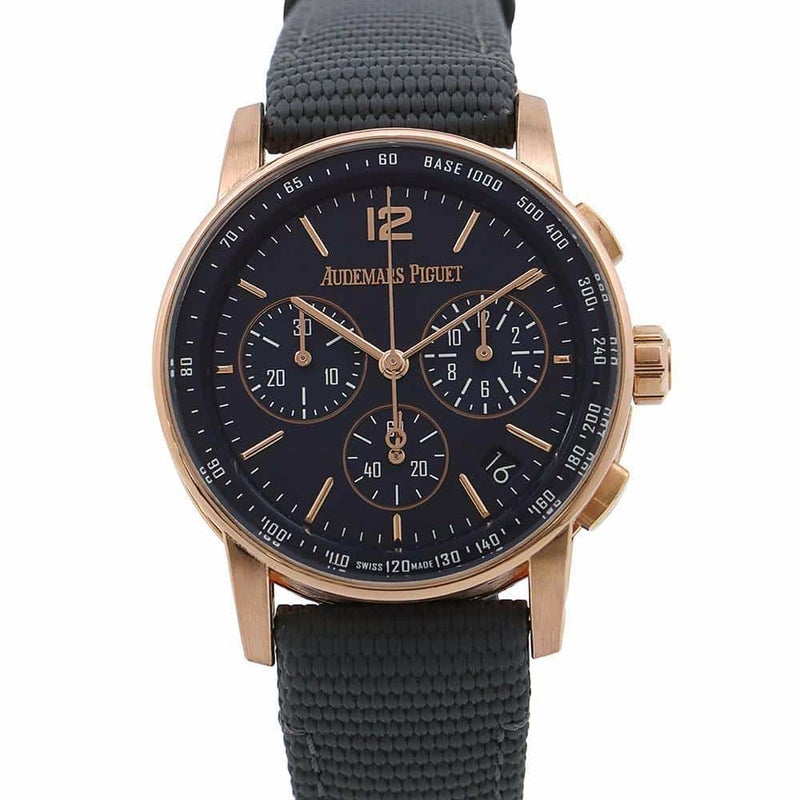 オーデマピケ CODE 11.59 バイ オーデマ ピゲ クロノグラフ 26393OR.OO.A321CR.01 腕時計 ブルーラッカー文字盤