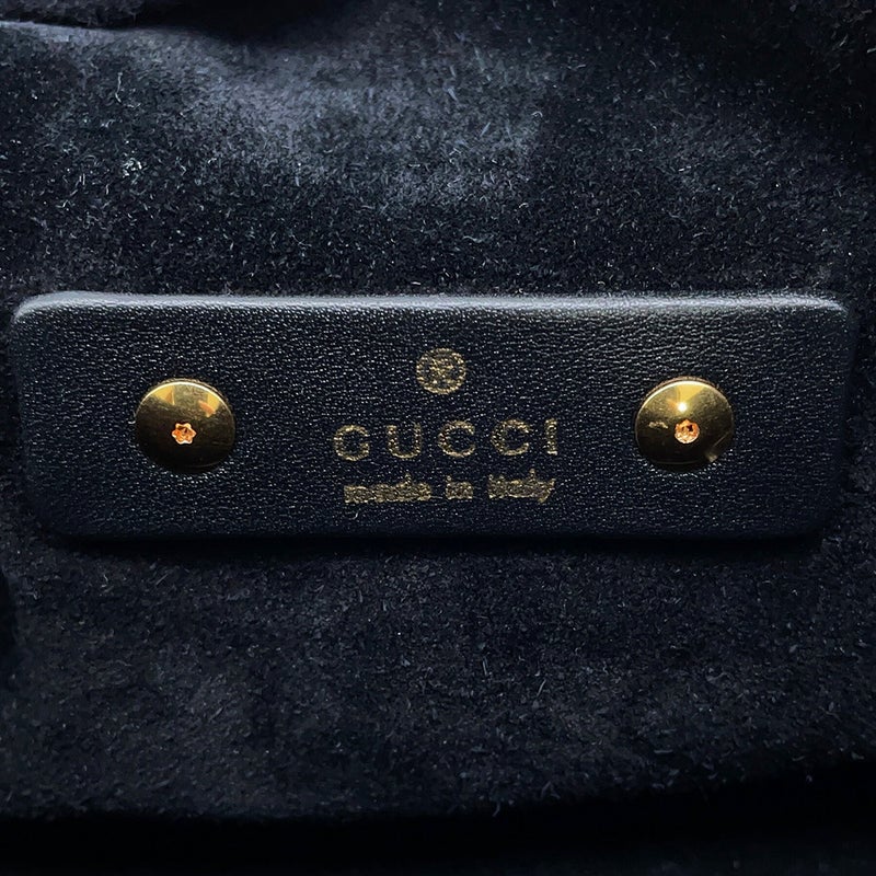 グッチ ハンドバッグ ソフトビット スモール パイソン 837467 GUCCI バッグ 黒