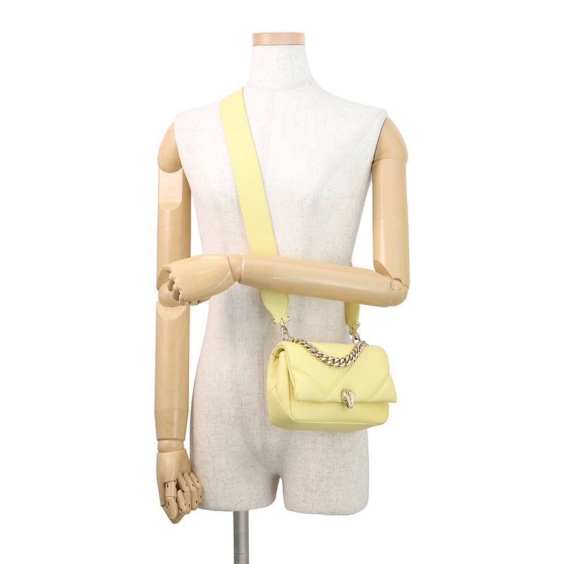 ブルガリ ショルダーバッグ セルペンティ カボション ミニ カーフレザー 291086 BVLGARI 2way