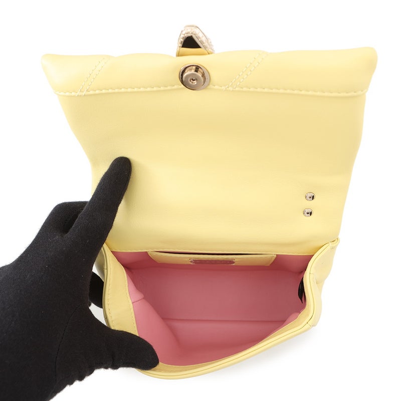 ブルガリ ショルダーバッグ セルペンティ カボション ミニ カーフレザー 291086 BVLGARI 2way