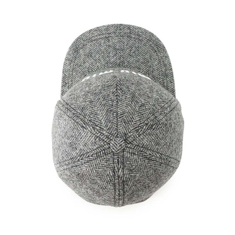ミュウミュウ キャップ ロゴ シェブロンウール 5HC179 サイズS Miu Miu CAP
