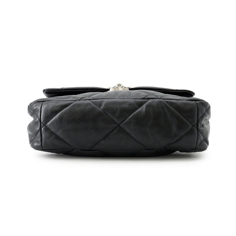 シャネル チェーンショルダーバッグ 19 ラージ ラムスキン AS1161 CHANEL バッグ 2wayハンドバッグ 黒