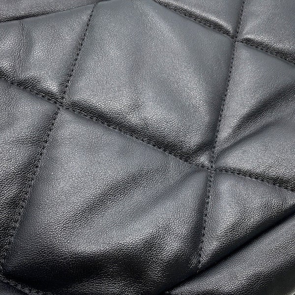 シャネル チェーンショルダーバッグ 19 ラージ ラムスキン AS1161 CHANEL バッグ 2wayハンドバッグ 黒