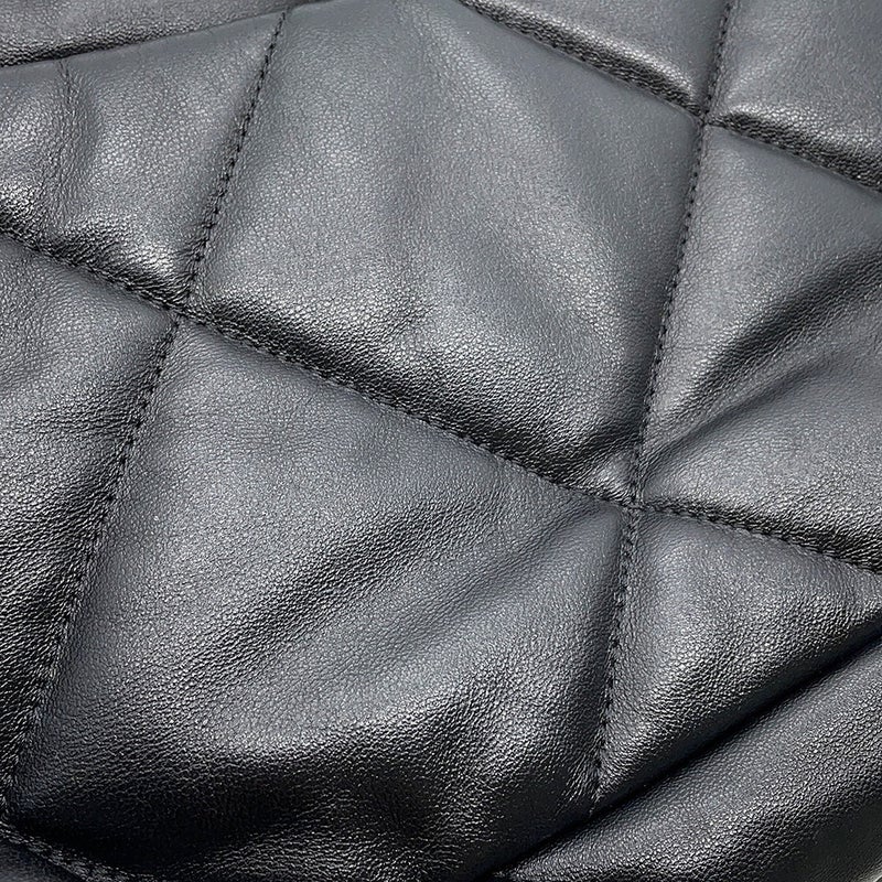 シャネル チェーンショルダーバッグ 19 ラージ ラムスキン AS1161 CHANEL バッグ 2wayハンドバッグ 黒