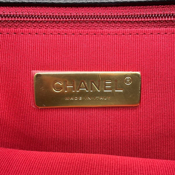 シャネル チェーンショルダーバッグ 19 ラージ ラムスキン AS1161 CHANEL バッグ 2wayハンドバッグ 黒
