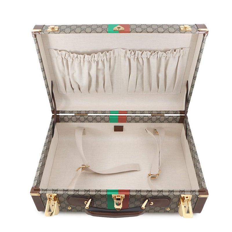グッチ スーツケース フェイクノットプリント ミディアム GGスプリーム 611642 GUCCI 旅行 トラベル