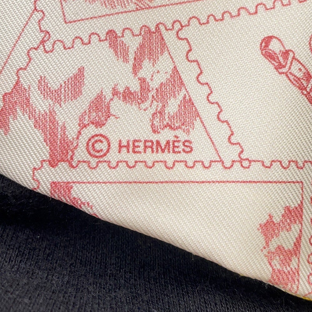 エルメス スカーフ ツイリー フォーブルの切手愛好家 HERMES シルク