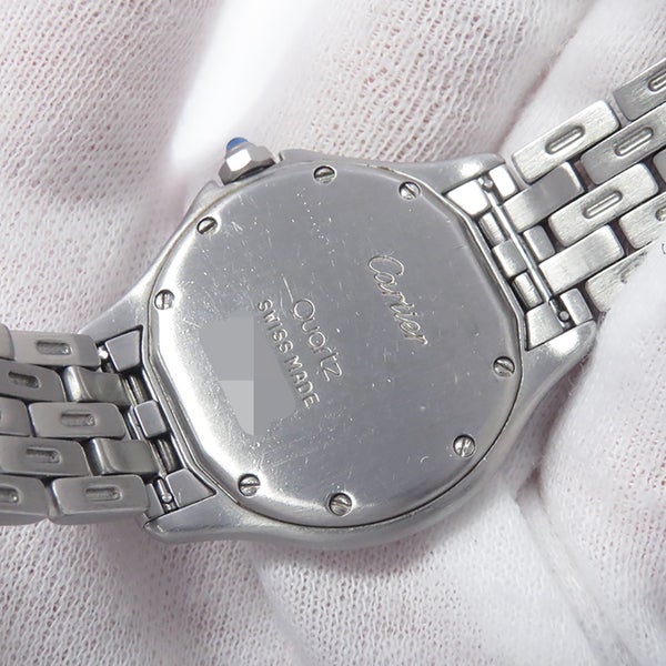 カルティエ パンテール クーガー LM W35001F5 Cartier 腕時計 アイボリー文字盤