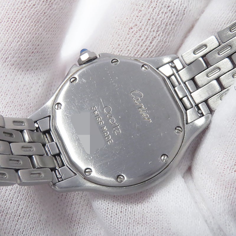 カルティエ パンテール クーガー LM W35001F5 Cartier 腕時計 アイボリー文字盤