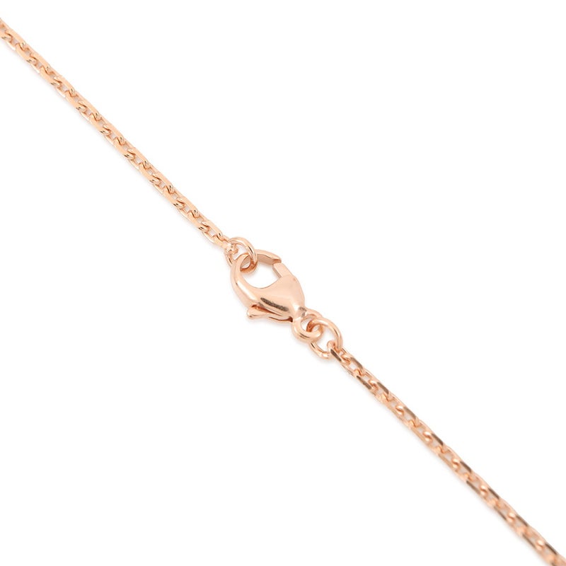 エルメス ネックレス ミニ・ポップアッシュ ロカバール ホワイト/マロングラッセ/ピンクゴールド金具 HERMES アクセサリー