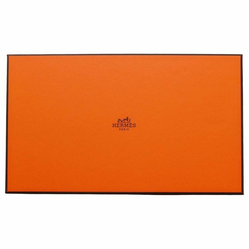 エルメス バッグチャーム バディ オレンジポピー ラムスキン/ムートン U刻印