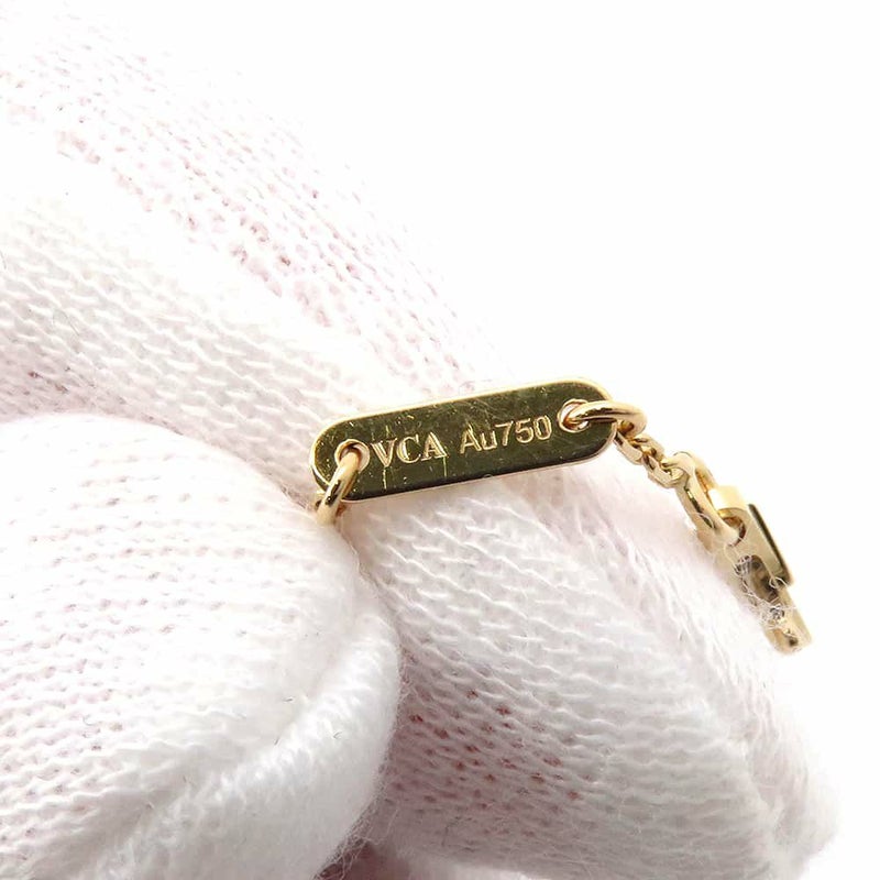 ヴァンクリーフ＆アーペル ブレスレット スウィート アルハンブラ ブレスレット マザーオブパール K18YGイエローゴールド VCARF68800