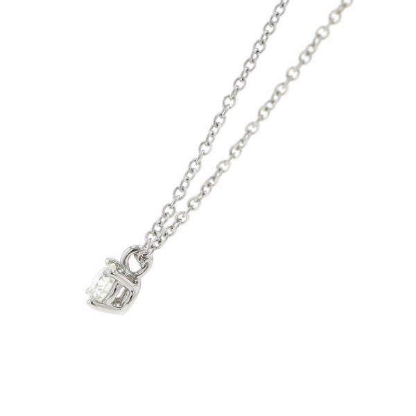 ティファニー ネックレス ソリティア ペンダント ダイヤモンド 0.18ct Pt950プラチナ 60007525 Co 鑑定書付き ジュエリー