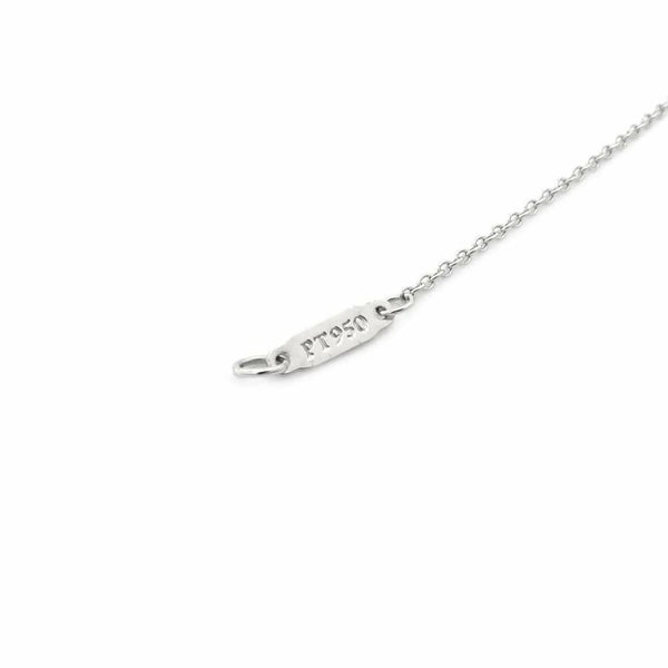 ティファニー ネックレス ソリティア ペンダント ダイヤモンド 0.18ct Pt950プラチナ 60007525 Co 鑑定書付き ジュエリー