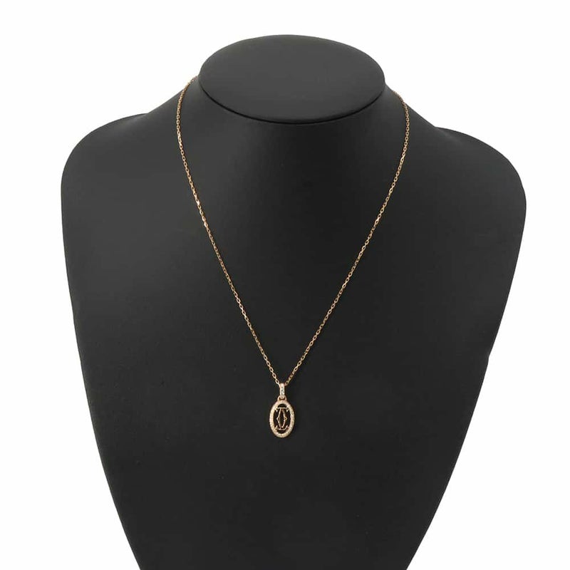 カルティエ ネックレス ドゥーブル Cドゥ カルティエ ネックレス ダイヤモンド 37P 0.10ct K18PG B7219300 Cartier ジュエリー