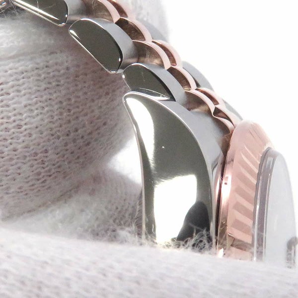 ロレックス レディ デイトジャスト SS/K18PG 279171 ROLEX 腕時計 レディース チョコレート文字盤