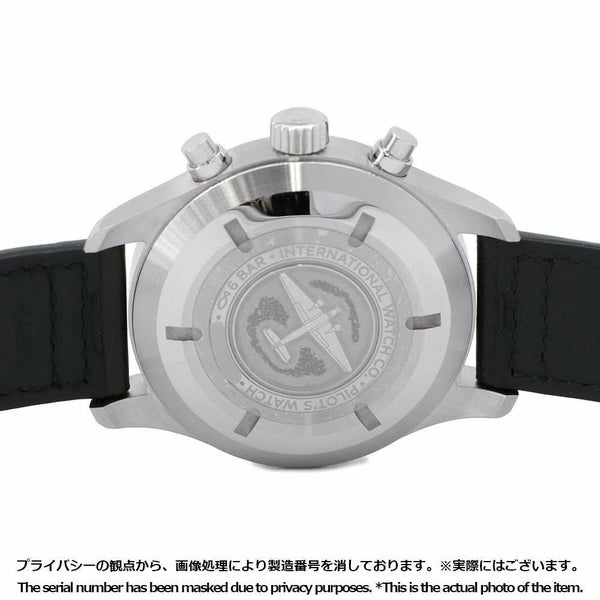 IWC パイロットウォッチ クロノグラフ デイデイト IW377709 腕時計 インターナショナルウォッチカンパニー 黒文字盤