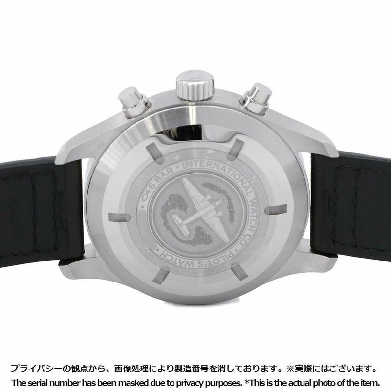 IWC パイロットウォッチ クロノグラフ デイデイト IW377709 腕時計 インターナショナルウォッチカンパニー 黒文字盤