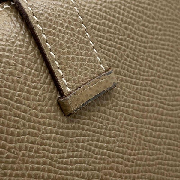 エルメス 二つ折り財布 ベアンコンパクト エトゥープ/ゴールド金具 エプソン Y刻印 HERMES 財布