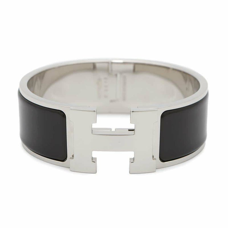 エルメス ブレスレット クリック H クリッククラックGM ブラック/シルバー金具 HERMES アクセサリー