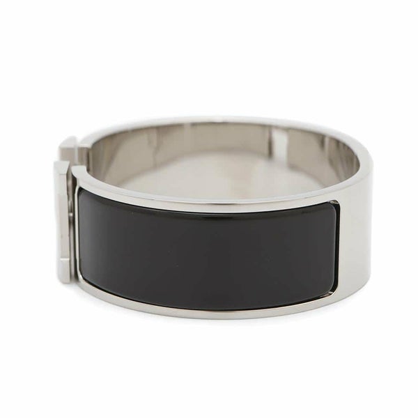 エルメス ブレスレット クリック H クリッククラックGM ブラック/シルバー金具 HERMES アクセサリー