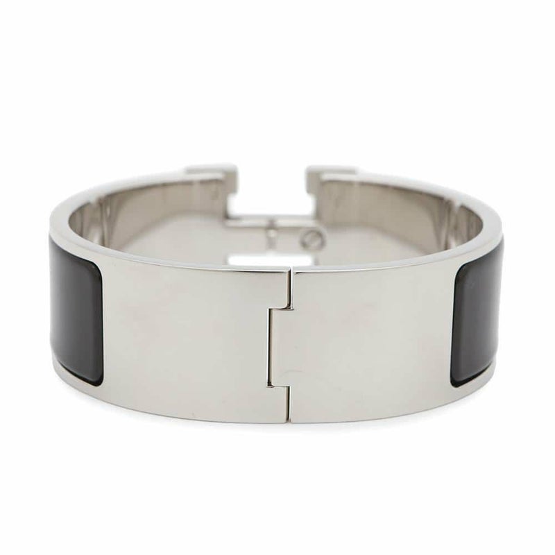 エルメス ブレスレット クリック H クリッククラックGM ブラック/シルバー金具 HERMES アクセサリー