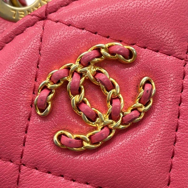 シャネル ラゲージタグ マトラッセ ココマーク ラムスキン AP1119 CHANEL チャーム