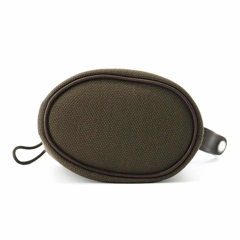 エルメス 犬用トリーツ ポーチ オン ザ ゴー  カーキ/シルバー金具 キャンバス W刻印 HERMES 小物入れ