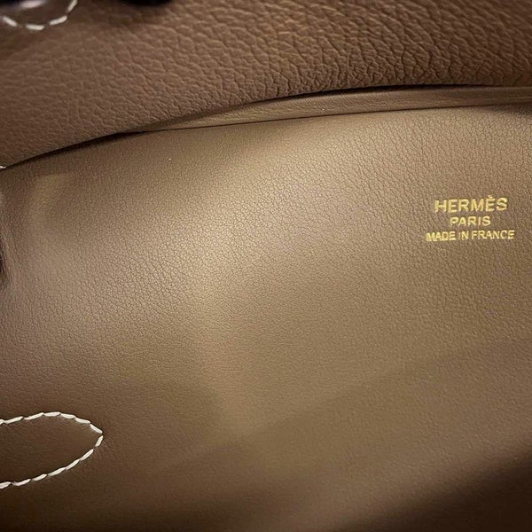 エルメス ジプシエール ミニ エトゥープ/ゴールド金具  エバーカラー B刻印 HERMES バッグ