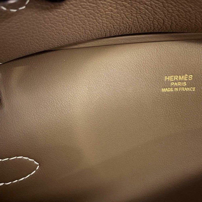 エルメス ジプシエール ミニ エトゥープ/ゴールド金具  エバーカラー B刻印 HERMES バッグ