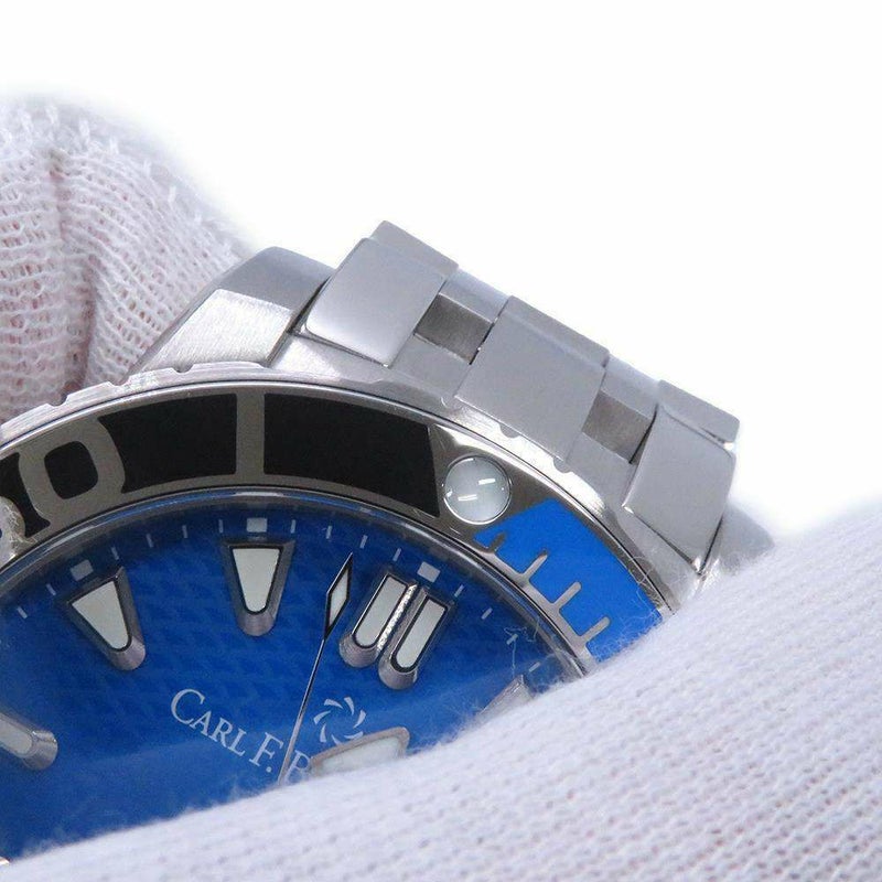 カール F.ブヘラ パトラビ スキューバテック CARL F. BUCHERER 腕時計 ブルー文字盤