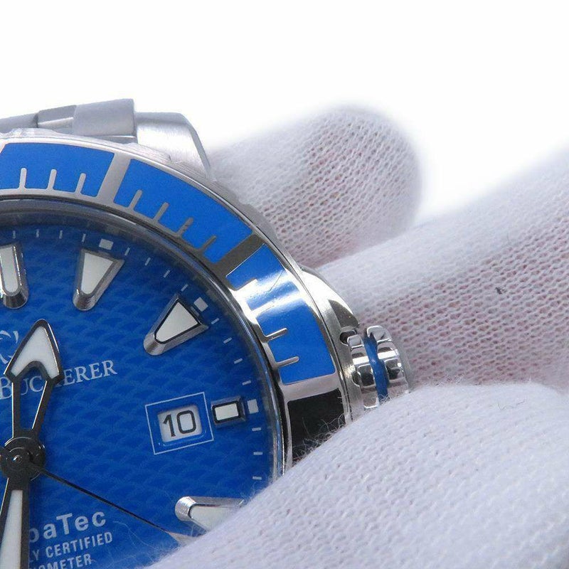 カール F.ブヘラ パトラビ スキューバテック CARL F. BUCHERER 腕時計 ブルー文字盤